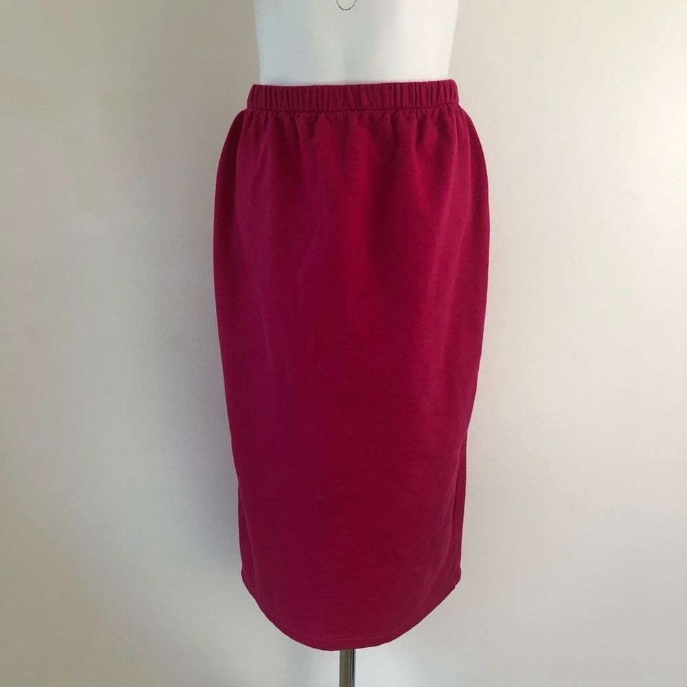 Vintage athleisure midi skirt